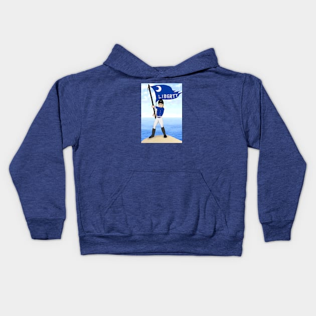 Battle of Sullivan’s Island v. 2 Kids Hoodie by Aeriskate